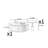 High end light luxury coffee table