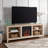 Kneeland 70" Open Storage TV Stand with Electric Fireplace-2128479278