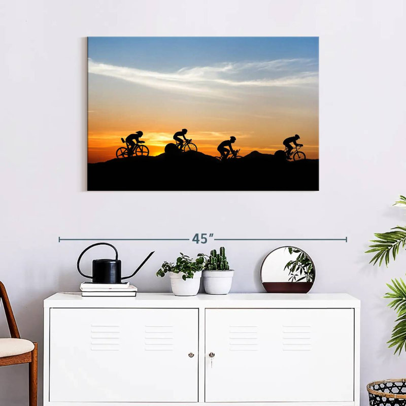 Sireci Mountain Cyclists, 24" H x 36" W