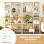 177cm H x 100cm W Metal Etagere Bookcase-407304934