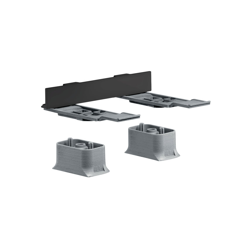AXOR Universal Softsquare Adapter Set, Chrome