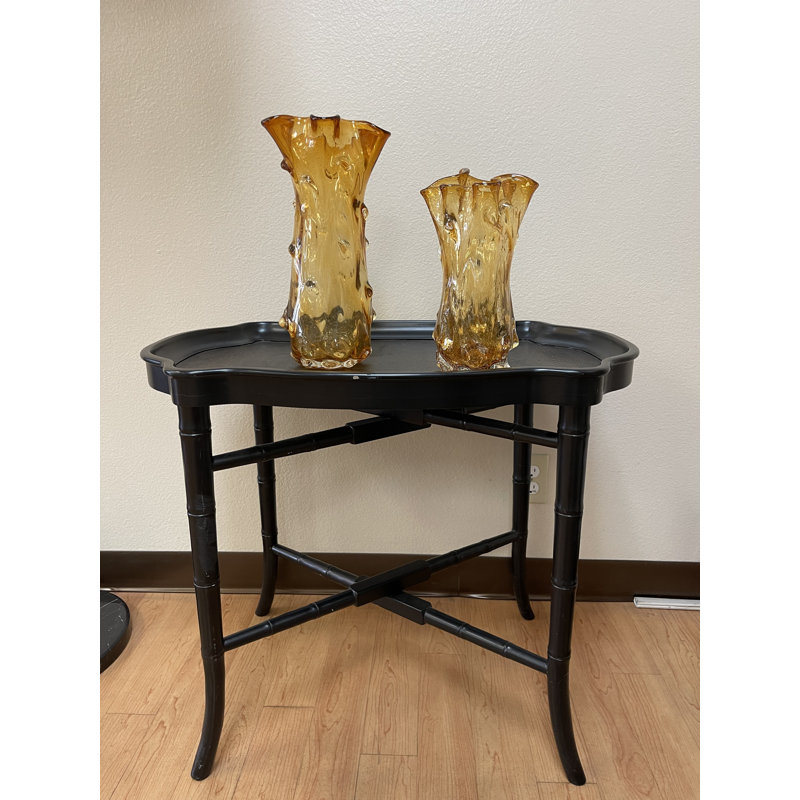 Ensemble de vases de table en verre 2 pièces Sandie