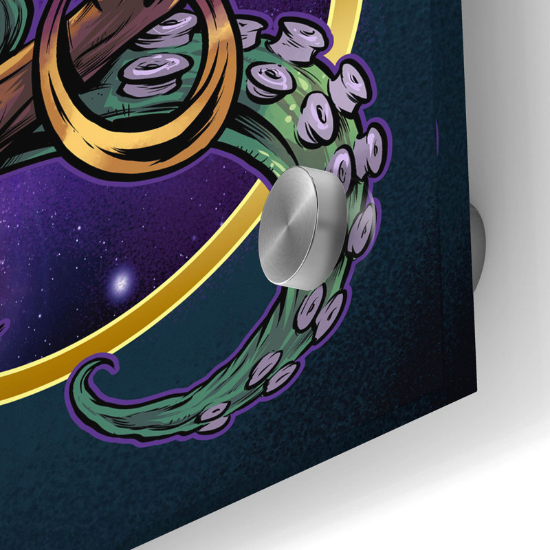 Méditation psychédélique mystique sur plastique / acrylique par Flyland Designs Print, H 24 po x l 24 po x P 0,2 po