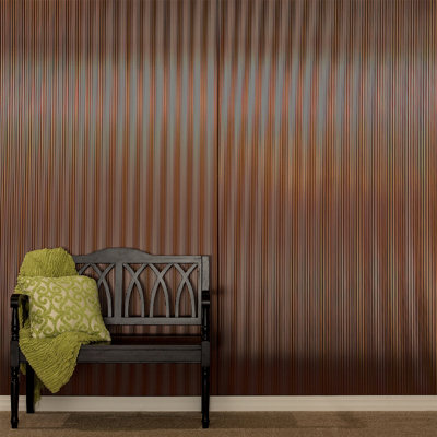 FASÄDE Rib Decorative Vinyl 4'X8' Wall Panel