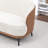 Stith Upholstered Velvet Loveseat With Black Legs-298365529
