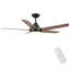 Ventilateur de plafond 48 po avec télécommande moderne 48 po-706557020-706557018
