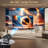 Projector 1080P Full HD, 4K Projector With 180° Rotation, Built-In App Portable Projector Wifi 6 & Bluetooth 5.2 Support,Featuring Auto Keystone Correction,HDMI/USB Connectivity Projector