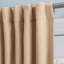 LeeRoy 100% Sustainable Cotton Blend Chevron Texture Room Darkening Thermal Triple-Lined Rod Pocket Panel-292000700-292000577