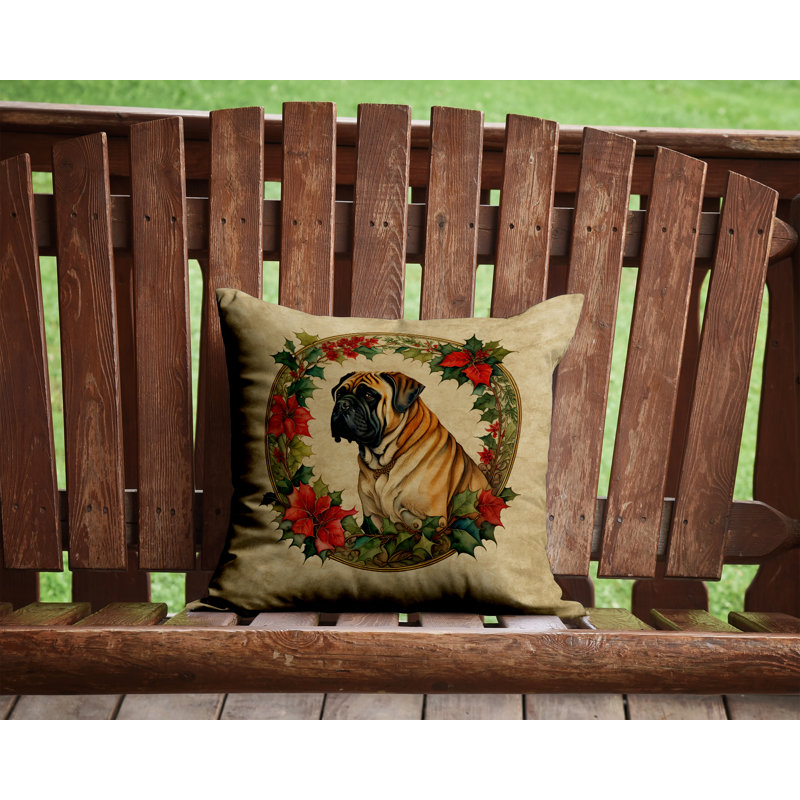 Coussin Christmas, 14 po x 14 po, Carré