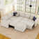 U Shaped Sofa Set Large Velvet Chenille Pullout Sofa Bed Modular Sectional Couch With Storage Ottoman