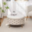 Repose-pieds rond avec rangement Cristen-567905240