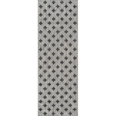Umbria Striped Geometric Outdoor Rug