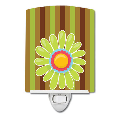 Heart Flower 2 Ceramic Night Light