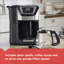 BLACK+DECKER 12-Cup Mill and Brew Coffee Maker, Automatic Grind and Brew Drip Coffee Machine, Programmable, Sneak-A-Cup, Reusable Filter-153598866