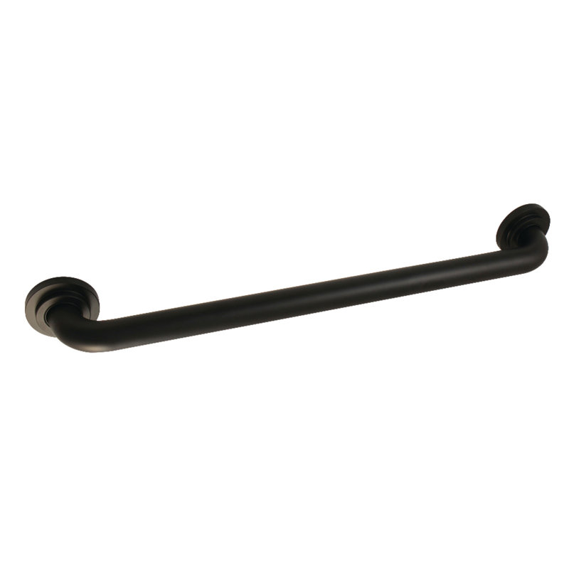 Kingston Brass Manhattan 1-1/4 Inch O.D Grab Bar, 18" W, Matte Black