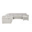Canapé modulaire inclinable électrique en bois beige Harvey
