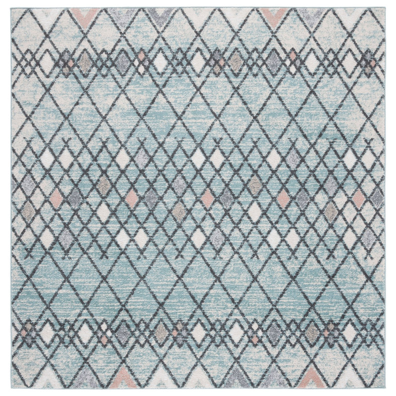 Godinez Performance Southwestern Rug, Square 6'7"