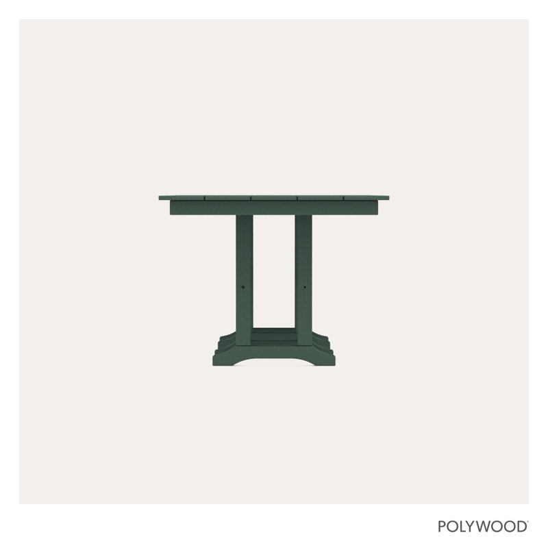 Farmhouse 37" x 72" Dining Table, Green, 29.06"H x 37.72"W x 72"L