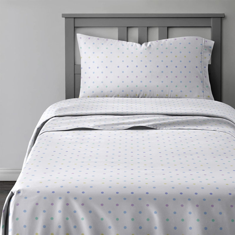 Kids Sheet Set, Soft Microfiber Bedding, Cozy & Breathable, Wrinkle Free Easy Care Bed Sheets, Twin Sheet Set + 1 Pillowcase