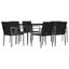 Ensemble repas rectangulaire avec coussins Cecia-94196182-106225990-106225992