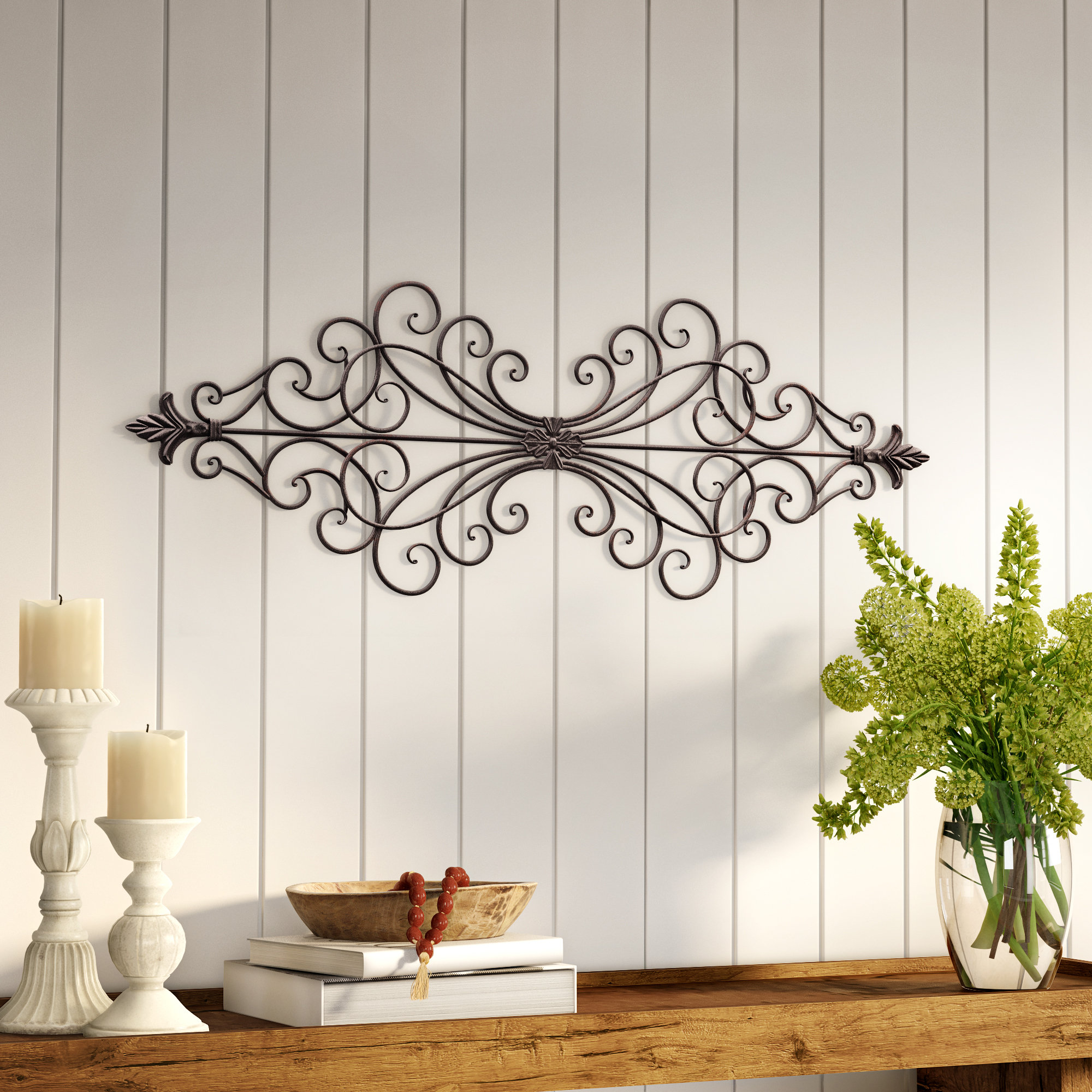 Black Floral Tapestry Wood Wall Decor, Hobby Lobby