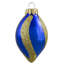 Ornements de Noël en forme de bougie de Noël en verre 9 carats à 2 finitions 9 po
