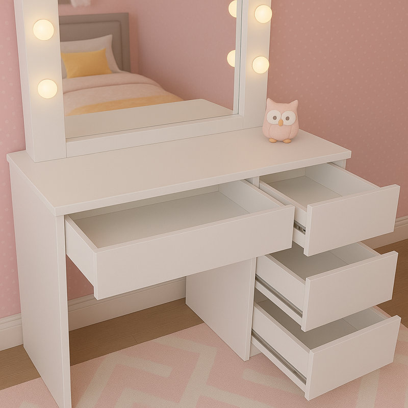 Jaunell Dressing Table with Mirror