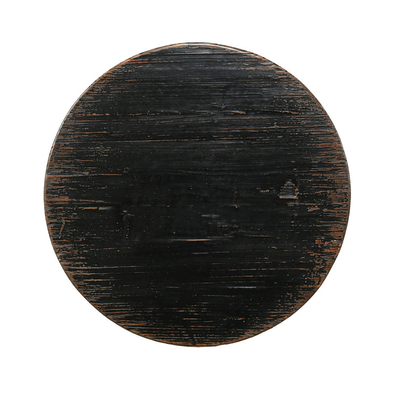 25.5'' W Solid Wood Console Table, Black