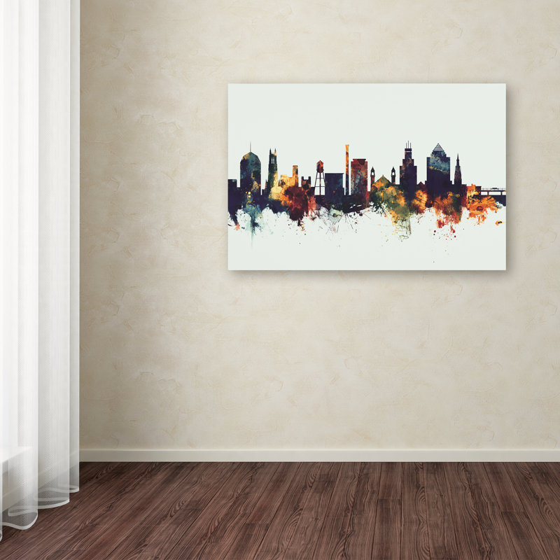 « durham north caroline horizon v », reproduction d’impression sur toile, H 12 po x l 19 po x P 2 po