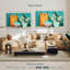 Bols et vase Senne Turquoise-107953540