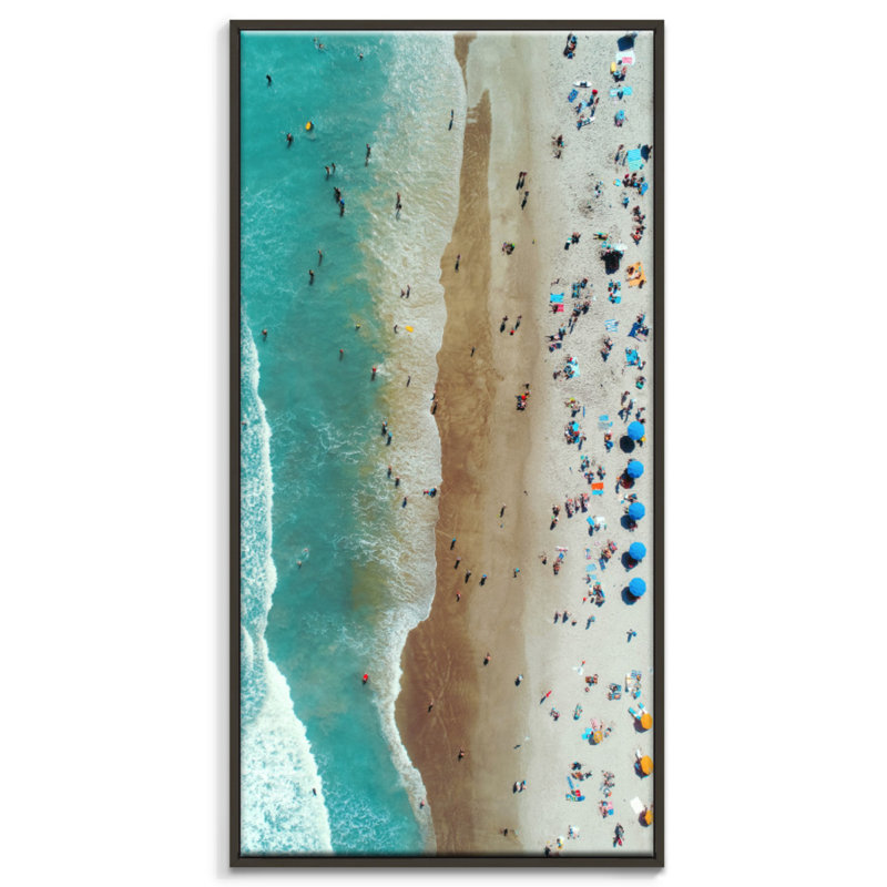 Print on Canvas, 61cm H x 31cm W, Black Floater Frame