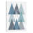 Mod Triangles IV.A by Michael Mullan - Floater Frame Print on Canvas-792207323