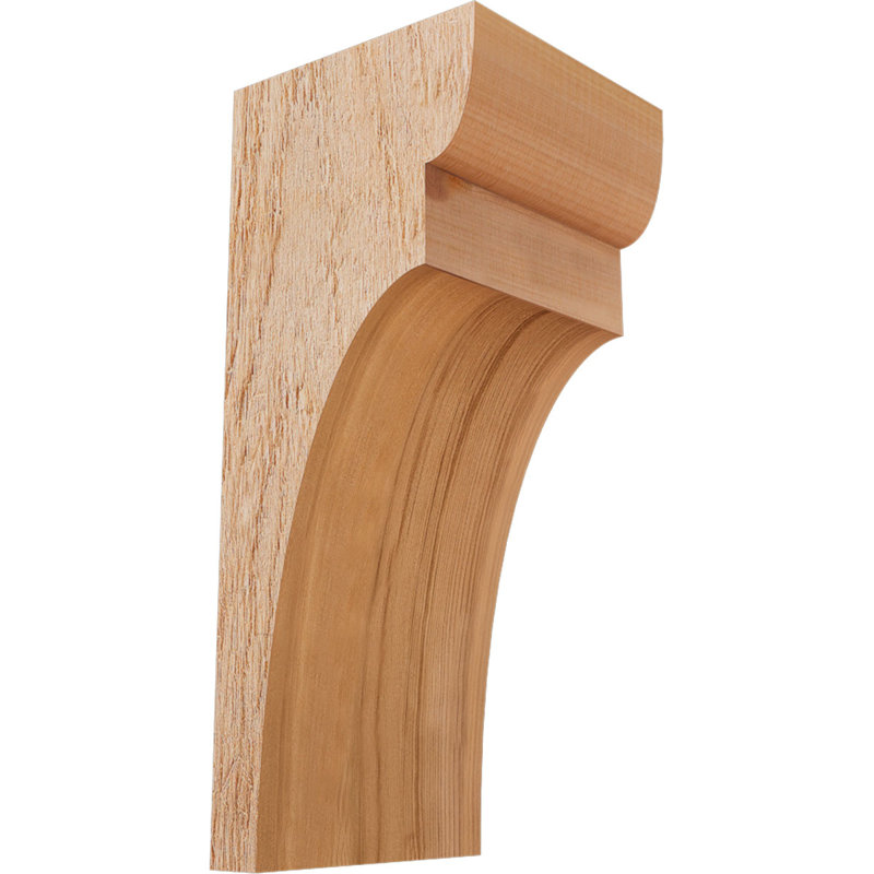 Yorktown Corbel, H 14 po x l 6 po x P 6 po, Cèdre rouge, Sciage brut