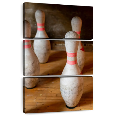 Old Bowling Pin Set