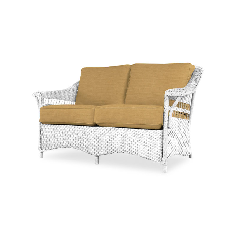 Nantucket Outdoor 2 - Seat, White, Sandberg Navy