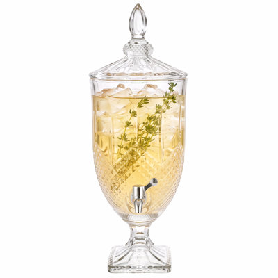 Distributeur de boissons en verre cristal