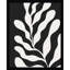Retro Matisse Inspired Abstract Botanical 3 Black-1850115863-1850115859