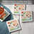 Louisiana Home 4-Pack Tumbled Tile Stone Coasters