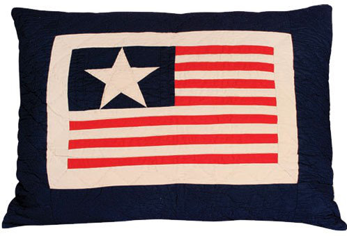 Mattingly Rectangular Cushion, Red/Navy/Tea