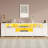 Tv Stand  for 70/75/80 Inch TV, High Gloss Modern TV Stand with Storage-1353402386