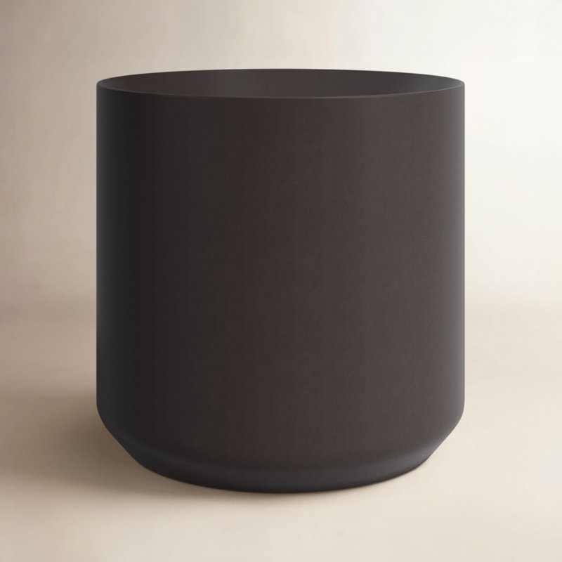 Pot à fleurs en céramique Parsons, Noir, H 2,75 po x l 3,25 po x P 3,25 po