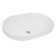 Ruvati 24.12'' Porcelain Ceramic Oval Bathroom Sink with Overflow