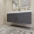 59" Wall-Mounted Double Bathroom Vanity Set-70381284