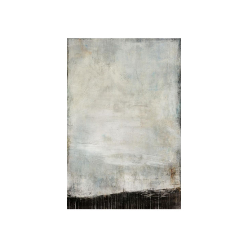 «Snowy Days» par Guseul Park - Peinture, Couche de verre, H 36 po x l 24 po x P 1,5 po