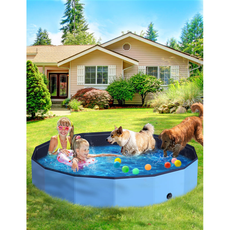 Round Pet Pool H x W x L, Blue, 180cm W x 30cm H