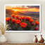 Cactus en fleurs au coucher du soleil II - Cactus, art mural-433165534-433165528-433165349
