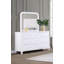 Dresser Mirror Pearl White