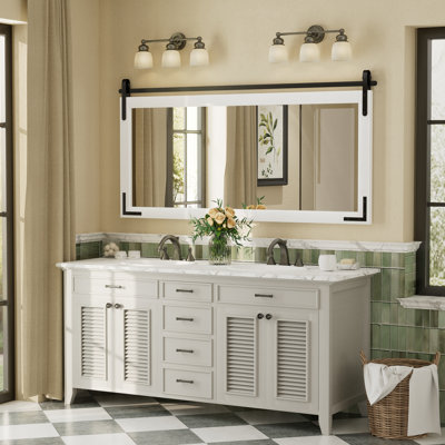 Miroir mural Amara Rustic Farmhouse