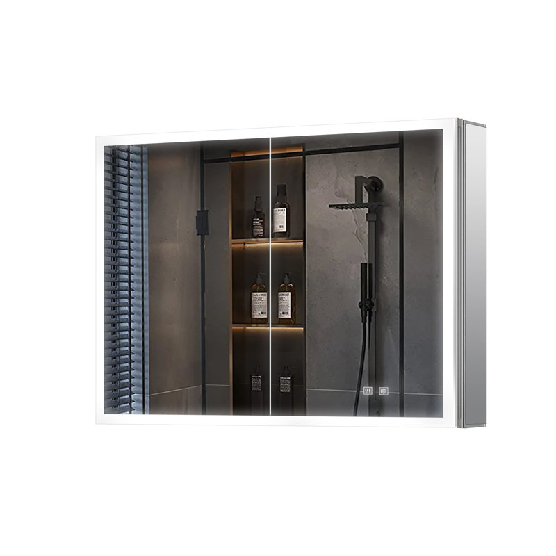 Armoire à pharmacie à miroir à fixation en surface avec désembueur à DEL l 36 po x H 28 po Mesa, L 36 po x H 28 po