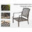 Nasir Patio 7-Piece Metal Dining Set with Swivel Chairs & Cushions